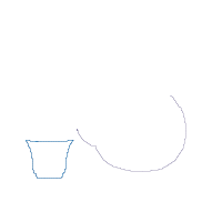 Teapot and Teacup - Applique - Machine Embroidery Design