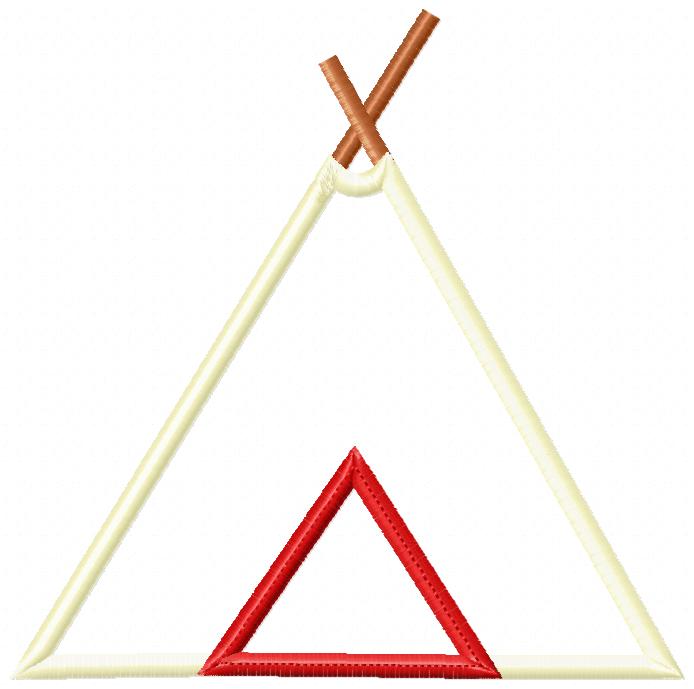 Tee Pee - Applique