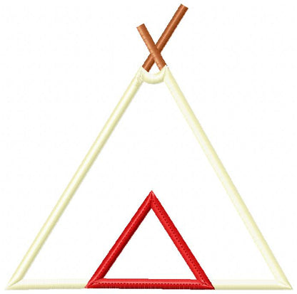 Tee Pee - Applique