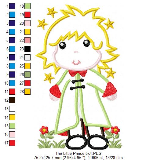 Cute Little Prince - Applique