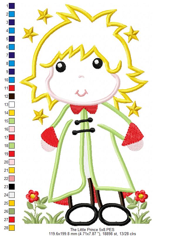 Cute Little Prince - Applique