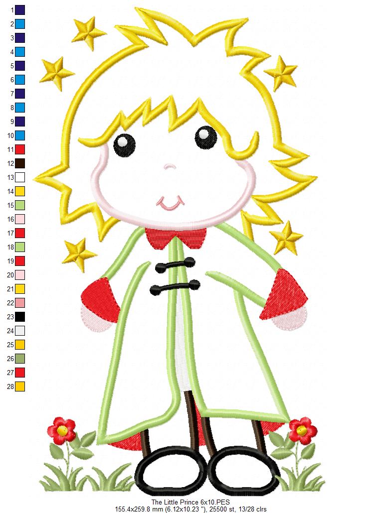 Cute Little Prince - Applique