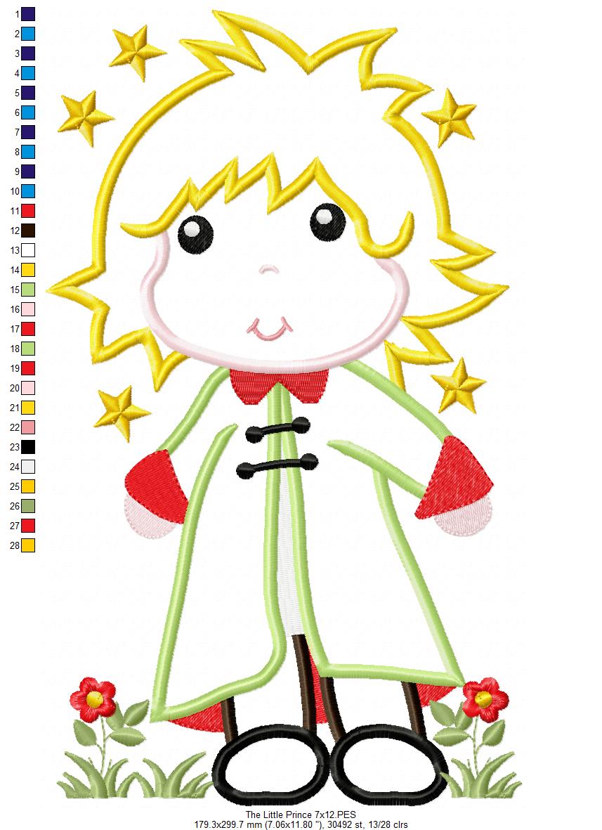Cute Little Prince - Applique