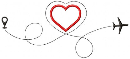The Route of Love - Applique