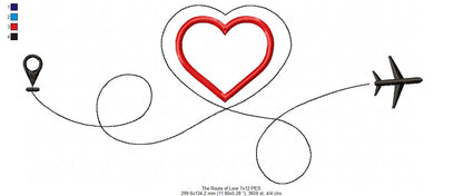 The Route of Love - Applique