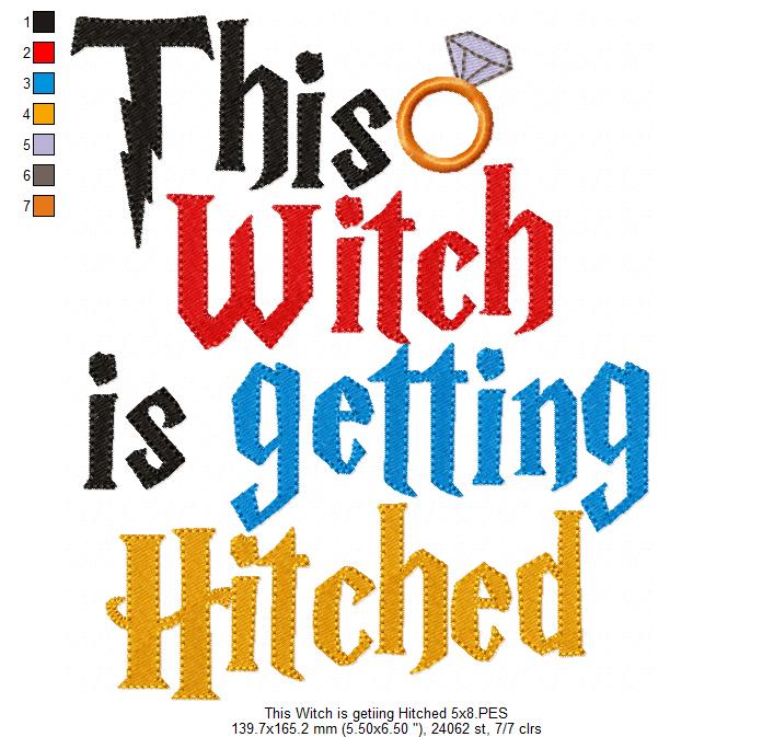 This Witch is Getting Hitched - Fill Stitch