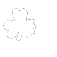 Three Shamrock Clovers - Applique