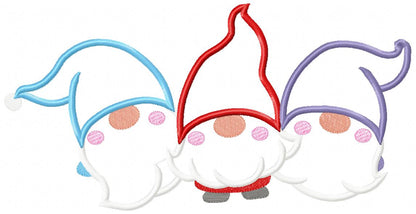 Three Gnomes - Applique