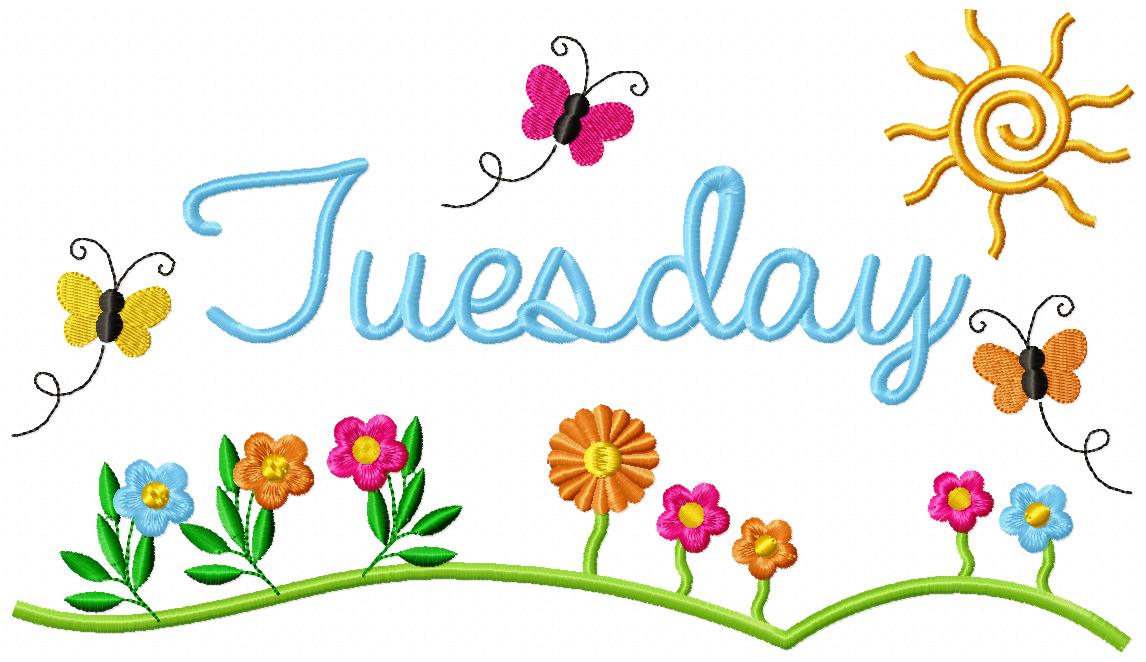 Days of the Week - Applique & Fill Stitch