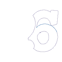 Unicorn Number 6 Six 6th Sixth Birthday Number 6 - Applique