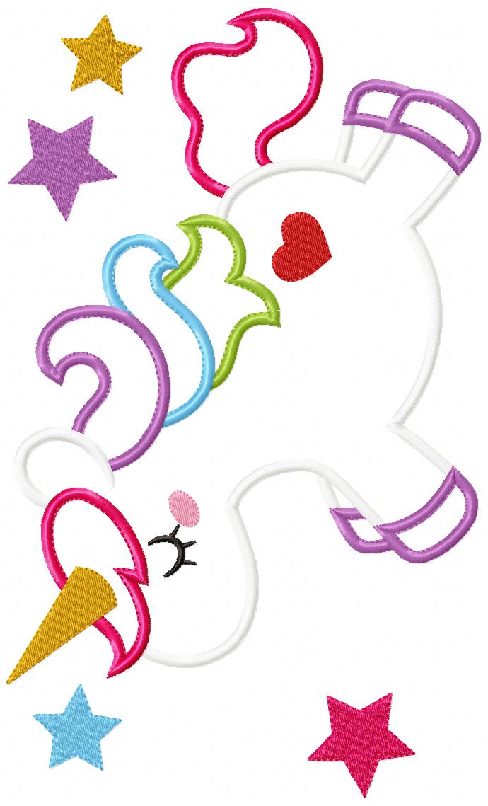 Magical Unicorn - Applique