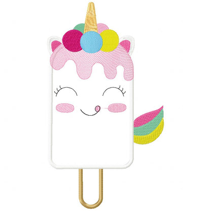 Unicorn Popsicle Summer - Applique