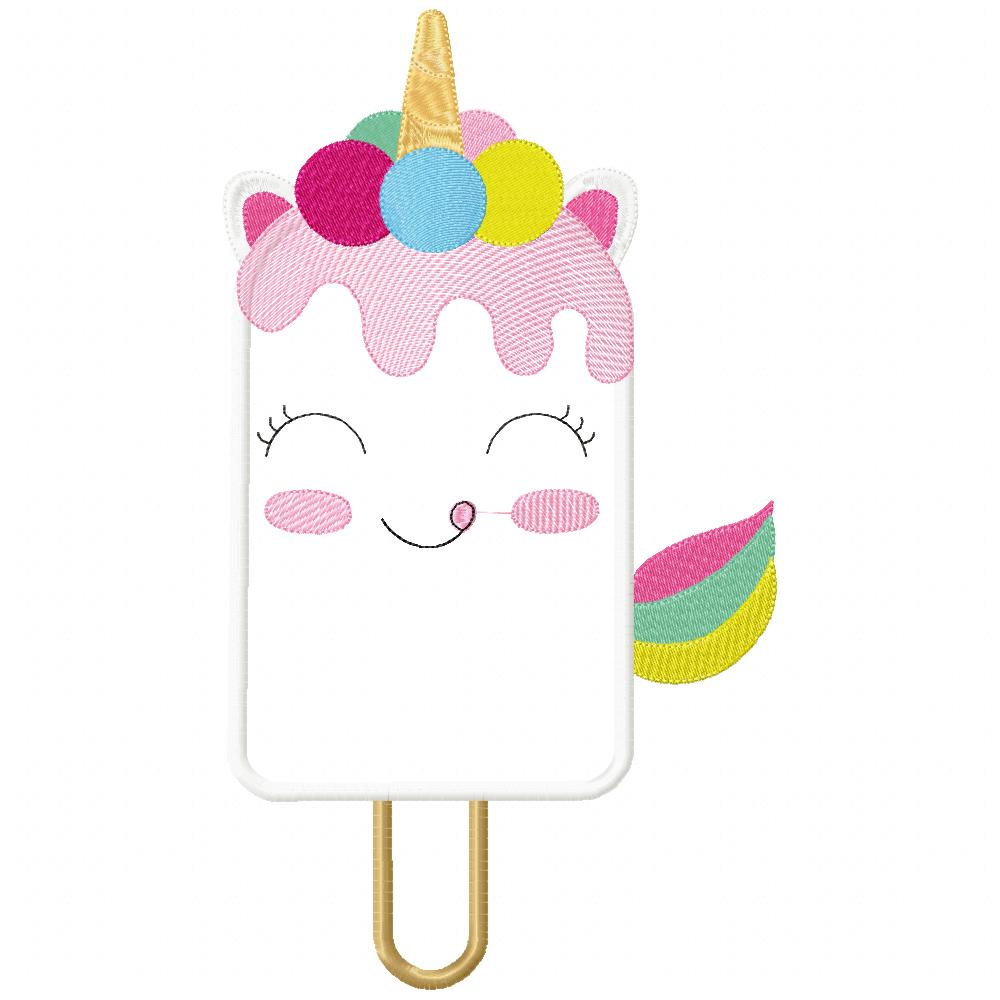 Unicorn Popsicle Summer - Applique