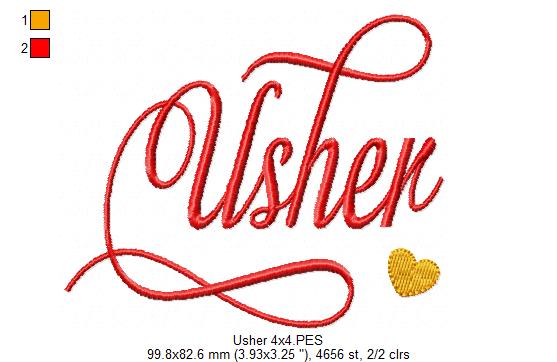 Usher - Fill Stitch
