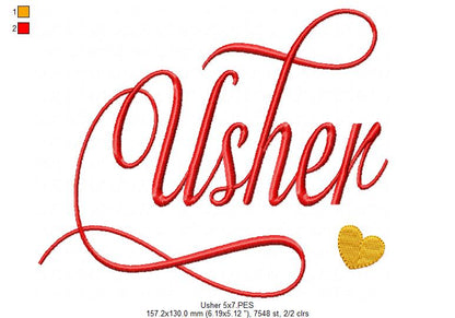 Usher - Fill Stitch