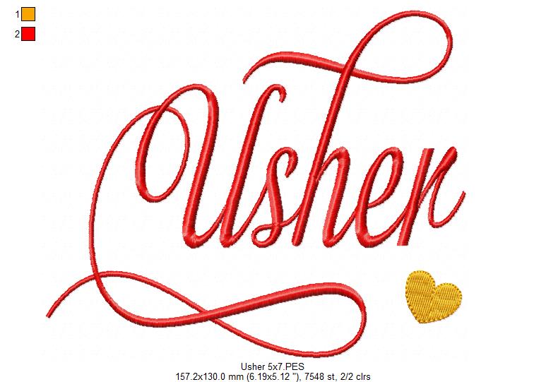 Usher - Fill Stitch