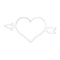 Valentine's Cupid Heart - Applique - Machine Embroidery Design