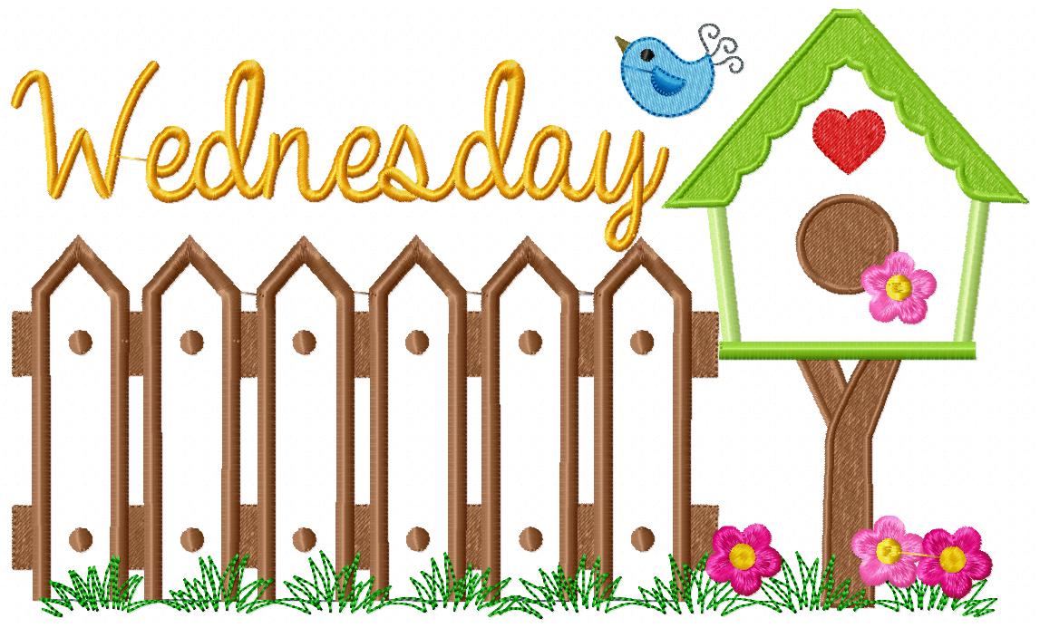 Days of the Week - Applique & Fill Stitch