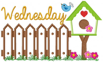 Days of the Week - Applique & Fill Stitch