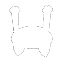 Welcome to the Cat's House Ornament - ITH Project - Machine Embroidery Design