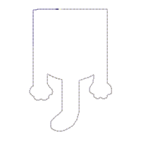 Welcome to the Cat's House Ornament - ITH Project - Machine Embroidery Design