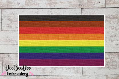 Pride Flag - Fill Stitch