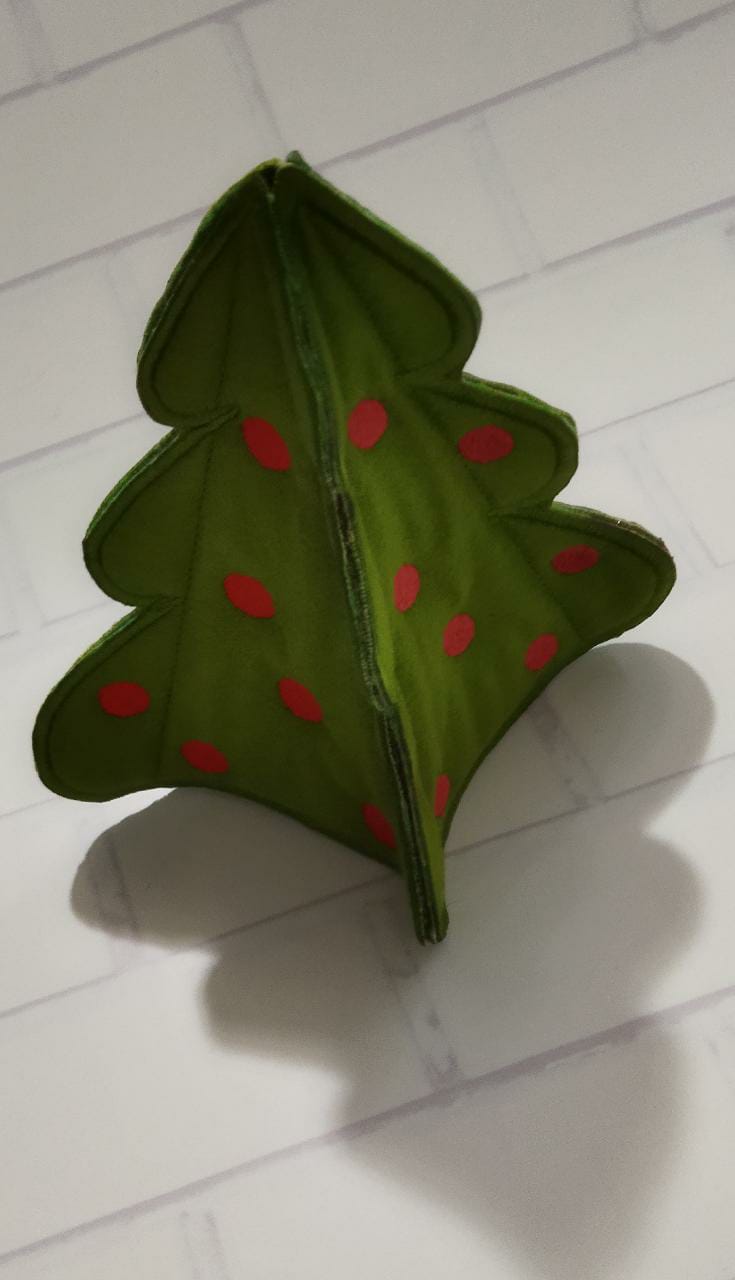 Christmas Tree 3D - ITH Project - Machine Embroidery Design