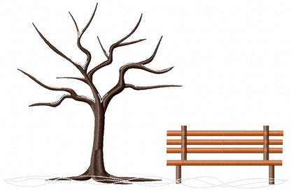 The Four Seasons - Set of 4 designs - Fill Stitch