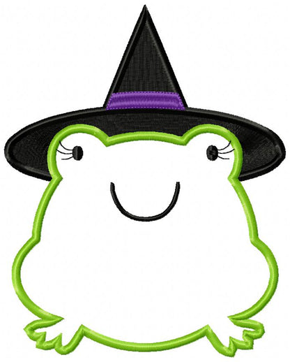 Wizard Frog Girl - Applique