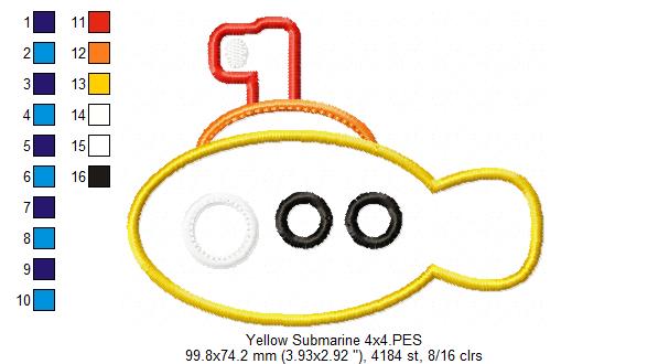 Yellow Submarine - Applique