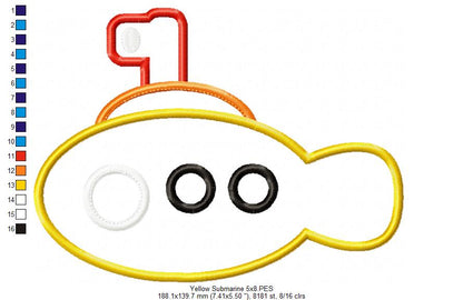 Nautical Boats Collection - Applique - Set of 7 designs