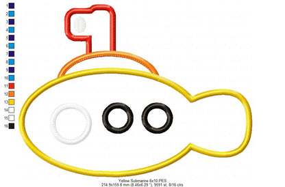 Nautical Boats Collection - Applique - Set of 7 designs