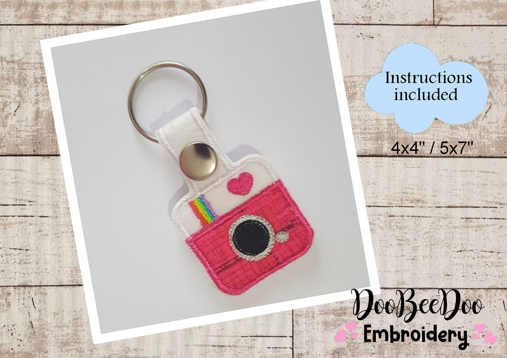 Instagran Keychain - ITH Project - Machine Embroidery Design