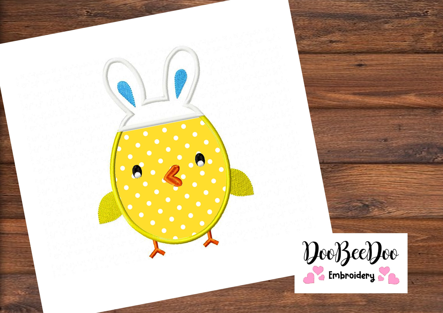 Little bird boy  Easter  - Applique  - Machine Embroidery Design