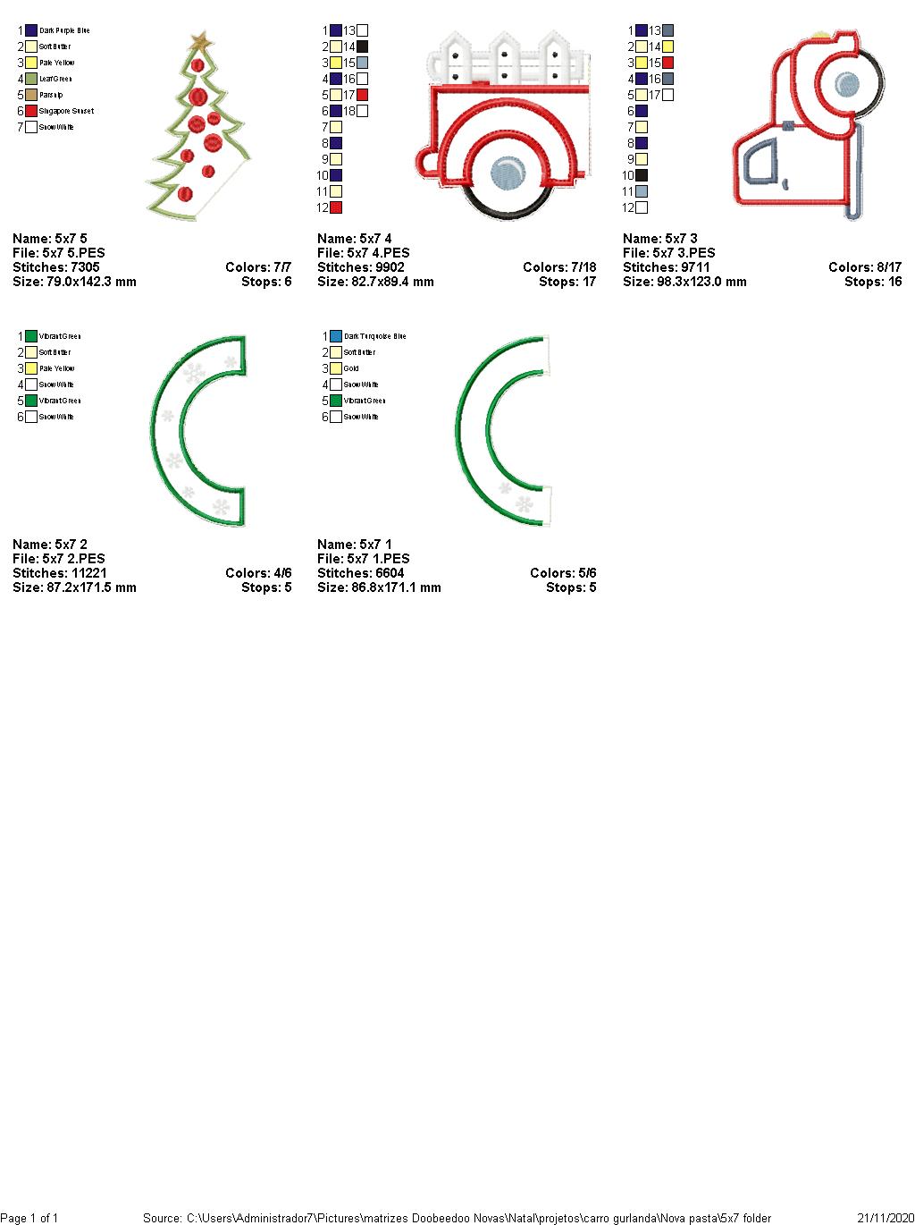 Christmas Truck Wreath - ITH Project - Machine Embroidery Design