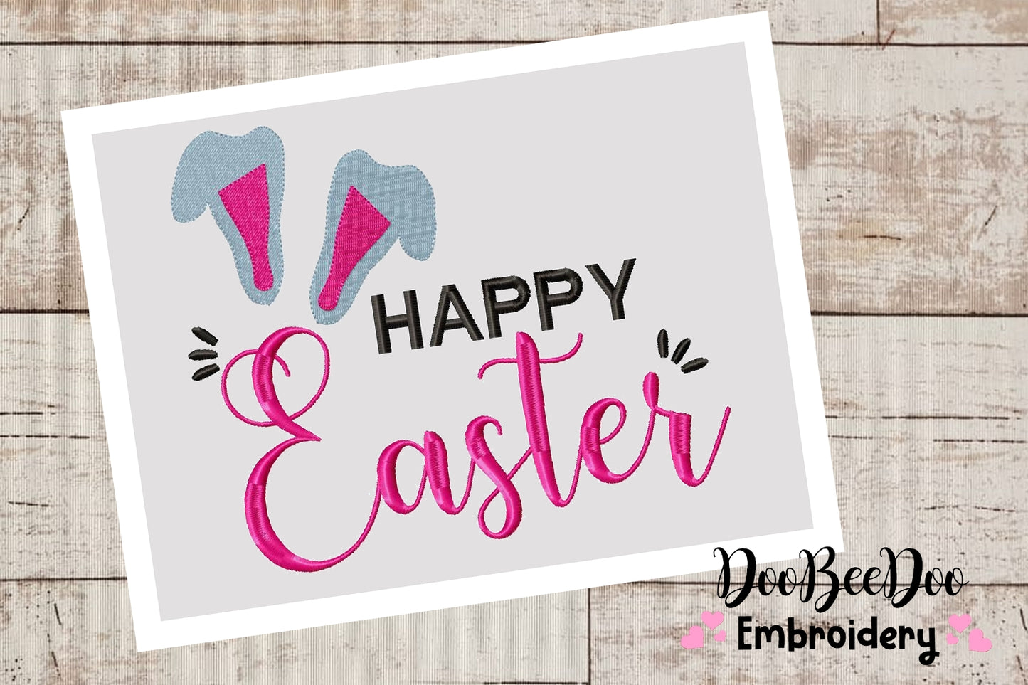 Happy Easter - Fill Stitch