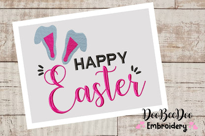 Happy Easter - Fill Stitch