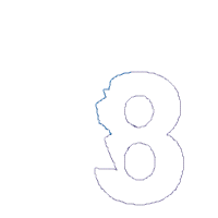 Oh La La! I'm Eight Eiffel Tower - Applique