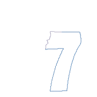 Oh La La! I'm Seven Eiffel Tower 7th Birthday - Applique