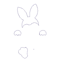 Split Bunny Boy - Applique