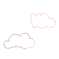 Moon, Cloud and Stars - Applique