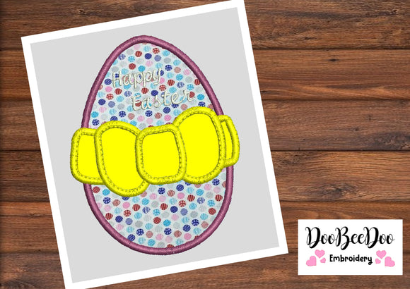 Easter Egg - Applique - Machine Embroidery Design