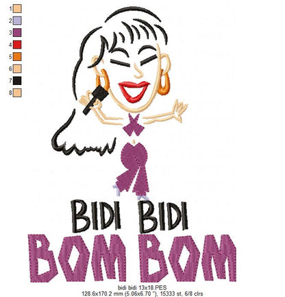 Bidi Bidi Bom Bom - Fill Stitch