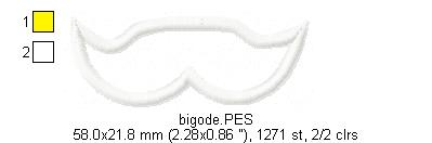 Santa Bookmarker - ITH Project - Machine Embroidery Design