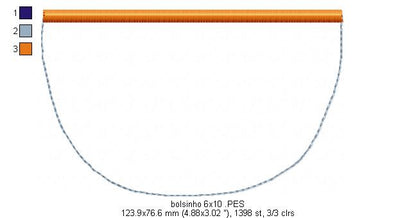 Candy Easter Bunny Bag - ITH Project - Machine Embroidery Design