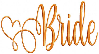 Bride Word - Fill Stitch