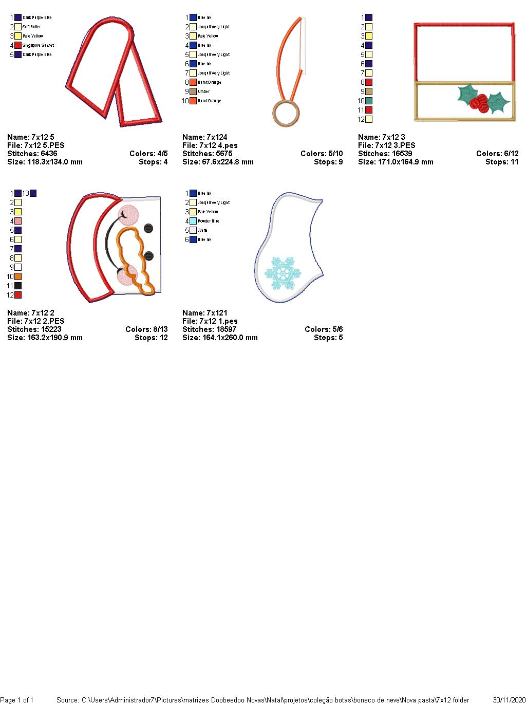 Snowman Christmas Door Ornament - ITH Project - Machine Embroidery Design