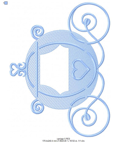 Princess Carriage - Rippled