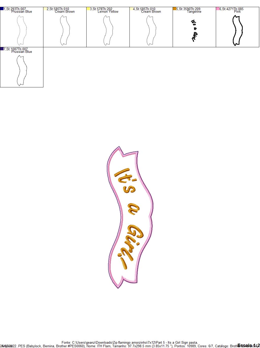 Flamingo Wreath - ITH Project - Machine Embroidery Design