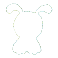 Pacifier Cute Puppy - ITH Project - Machine Embroidery Design